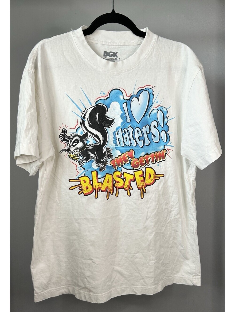 DGK “I Love Haters” T-Shirt Men’s Size Medium